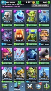 arena12 xp 12 com 13 lendarias 12nv2 com troca de nome! - Clash Royale