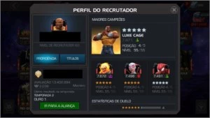 Conta Marvel Torneio de Campeões - Outros