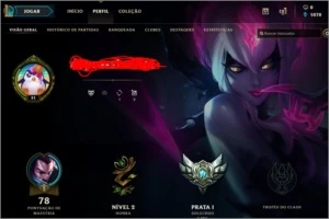 vendo conta de lol prata 1 - League of Legends