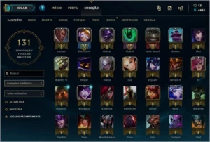 vendo conta de lol com varios champs e skins barata - League of Legends