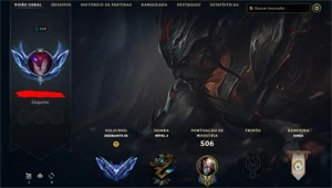 Conta LoL season 5 - League of Legends