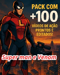 NUNCA FIQUE SEM CONTEÚDO! +100 vídeos homem aranha prontos!!