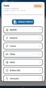 Gerenciador de postagem telegram  - Outros