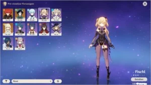 Genshin Impact - Diluc + Venti Rank 35 Bem Evoluida