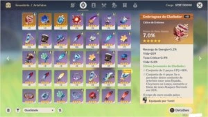 Genshin Impact - Diluc + Venti Rank 35 Bem Evoluida