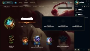 Conta LoL lvl 39 - League of Legends