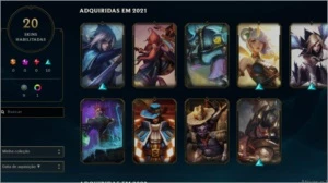 CONTA DIAMANTE 3 LVL 117 - League of Legends LOL