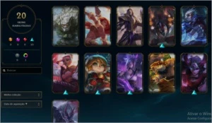 CONTA DIAMANTE 3 LVL 117 - League of Legends LOL