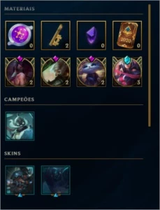 CONTA DIAMANTE 3 LVL 117 - League of Legends LOL