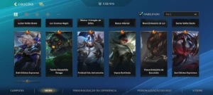 Conta de Wild Rift com 112 skins e quase todos os passes. - League of Legends: Wild Rift LOL WR