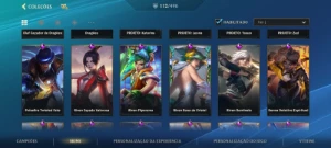 Conta de Wild Rift com 112 skins e quase todos os passes. - League of Legends: Wild Rift LOL WR