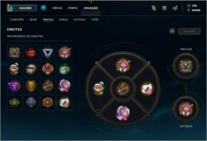 CONTI LOL PLATINA V 190 SKINS - League of Legends