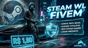 🎮 Conta Steam Wl Fivem 🔥 | Acesso Imediato + Login - GTA