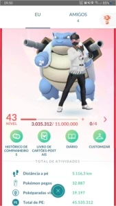 Conta Pokémon Go L43 - Outros