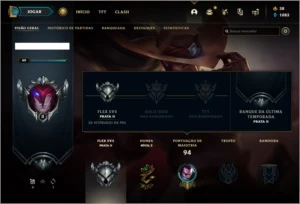 Conta prata 1 com 17 skins e 28 champs - League of Legends LOL