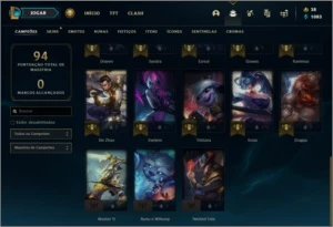 Conta prata 1 com 17 skins e 28 champs - League of Legends LOL