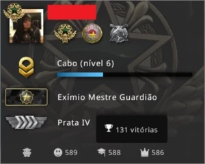 Conta Xerife, 3 Medalhas, Level 46 Steam, Level 16 GC - Counter Strike CS