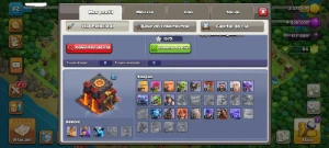 Cv10 Full Colecionador Raríssima + 8 Equipamentos Épicos - Clash of Clans