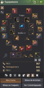 Conta Black Desert Cheia De Skin