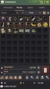 Conta Black Desert Cheia De Skin