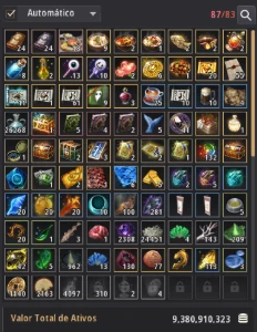 Conta Black Desert Cheia De Skin