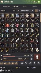 Conta Black Desert Cheia De Skin