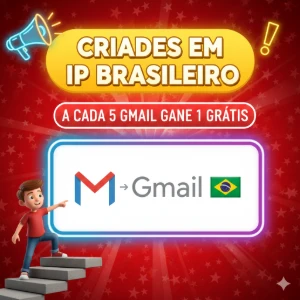 Contas Gmail/Google Nova Ip Br De Qualidade - Others