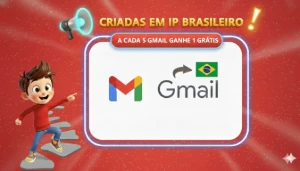 Contas Gmail/Google Nova Ip Br De Qualidade - Others