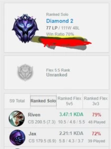 Conta de LOL - League of Legends