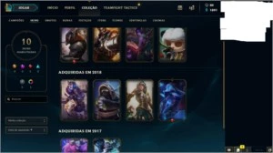 Conta de LOL - League of Legends