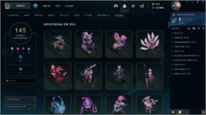 Conta Lol 900+ skins - League of Legends