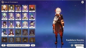 Xião + jade +diluc ar 35 - Genshin Impact