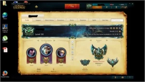 Conta Platina preçõ muito justo e barato. - League of Legends LOL