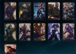Conta com todas as skins, todas as PAX, alistar black, kayle - League of Legends LOL
