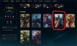 Conta com todas as skins, todas as PAX, alistar black, kayle - League of Legends LOL