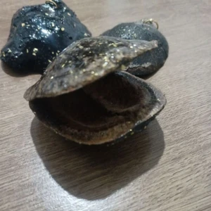 Pingente Artesanal de Jacarandá para Prosperidade - Artesanato e Personalizados