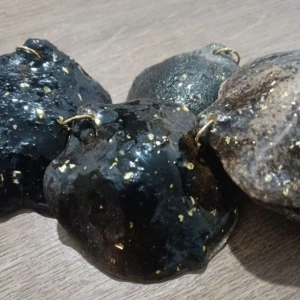 Pingente Artesanal de Jacarandá para Prosperidade