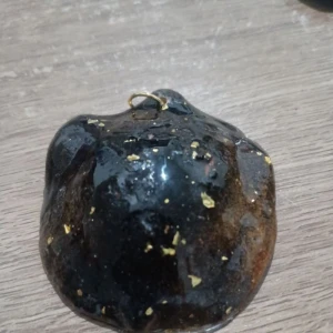 Pingente Artesanal de Jacarandá para Prosperidade - Artesanato e Personalizados