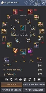 CONTA BLACK DESERT SA - 301/305/390 KUTUM