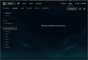 conta de lol gold 1 todos campeões e 134 skins - League of Legends