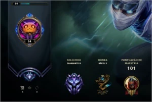 Conta lol Diamante 2 - League of Legends