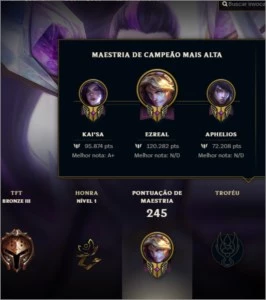 CONTA EX GM - League of Legends LOL