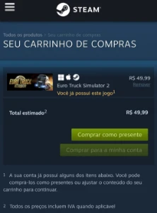 Conta Com Euro Truck 2 Na Steam