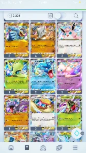 Conta Pokémon Tcgp Com Carta Gold E 2 Interativas - Pokemon GO