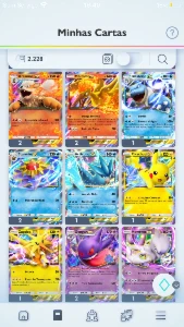 Conta Pokémon Tcgp Com Carta Gold E 2 Interativas - Pokemon GO