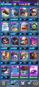 Clash Royale 4 anos all legendaries