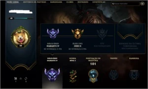 League Of Legends Conta Diamante IV LOL