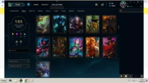 Conta league of legends ouro IV, 185 skins. LOL