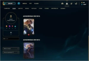 Conta bronze 1 com 1 vitoria ranked - League of Legends LOL