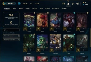 Conta bronze 1 com 1 vitoria ranked - League of Legends LOL